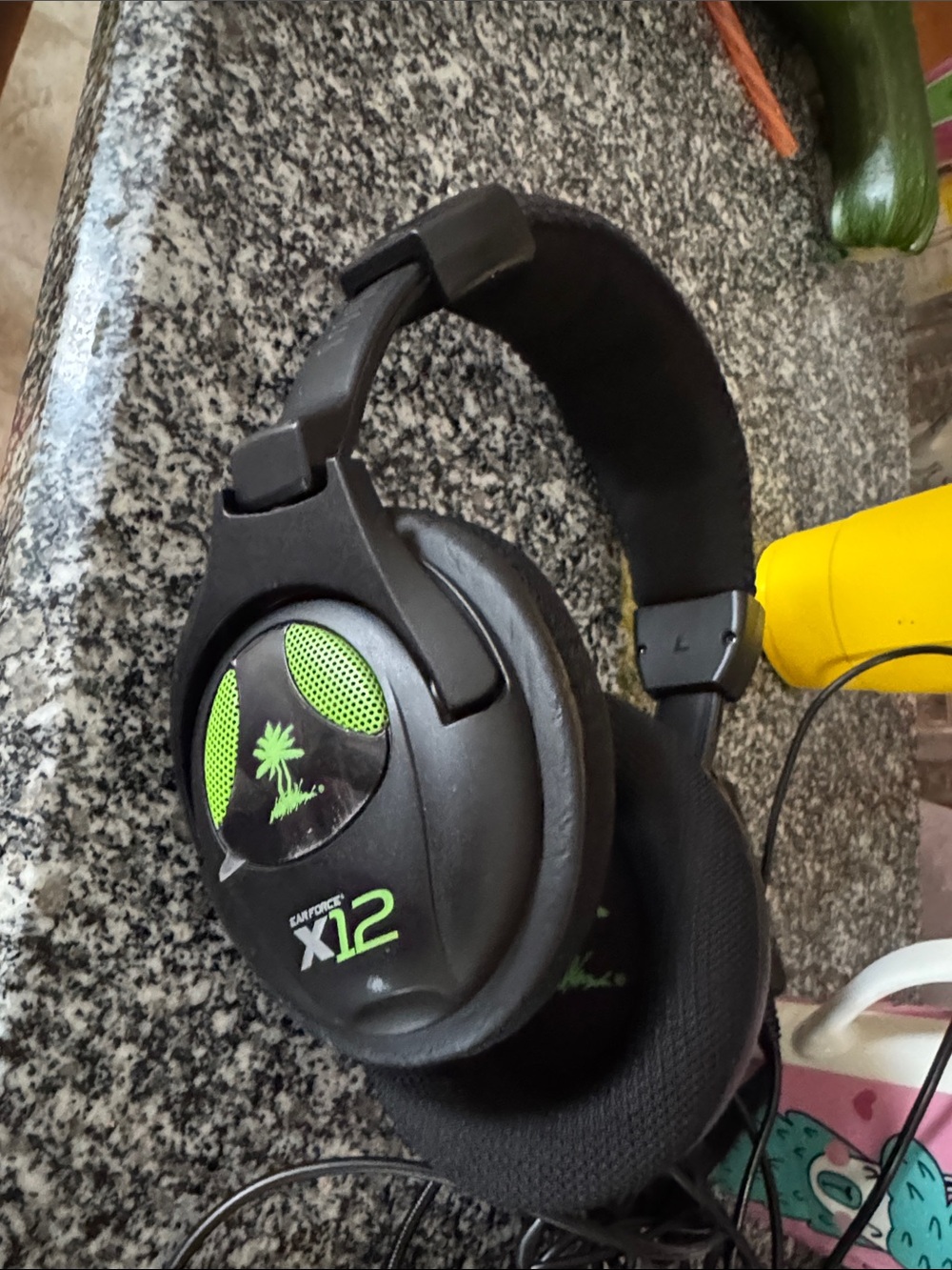 Ear Force X12 Wired Black & Green Gaming Headset